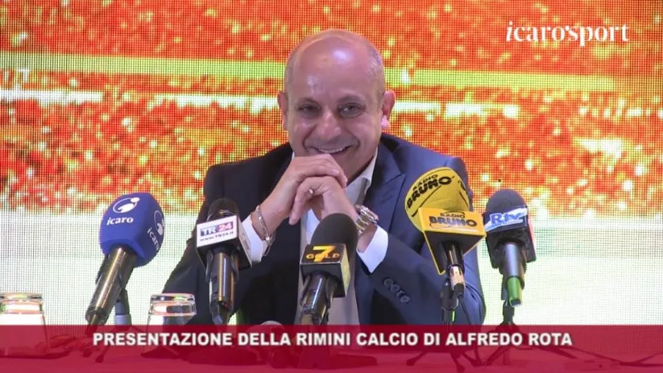Alfredo Rota il giorno della presentazione