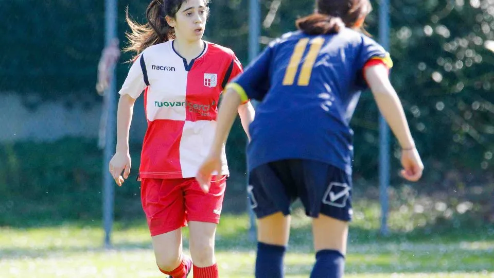 (Lucrezia Vecchione autrice di 5 gol nella partita U15 Femminile Rimini FC-United Romagna)