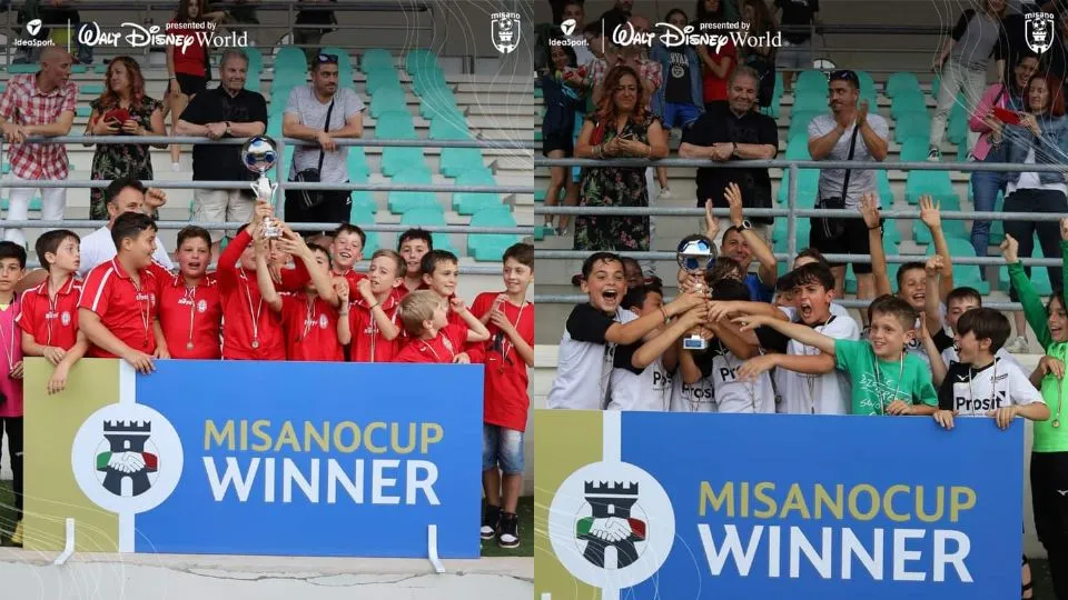 La premiazione di Rimini United e Edelweiss Jolly Forlì