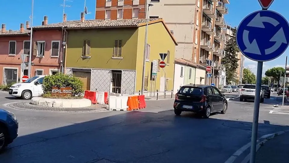 la “rotondina” da spostare