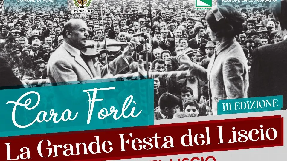 Il manifesto della serata “Cara Forlì”