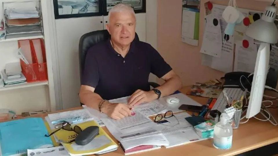 Il presidente della Sampierana, Oberdan Melini