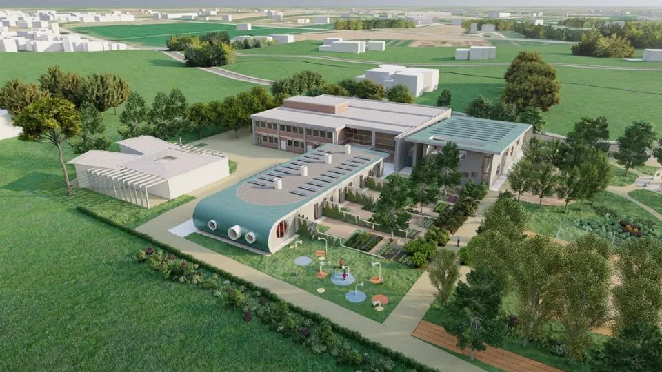 un rendering della Scuola Ferrarin