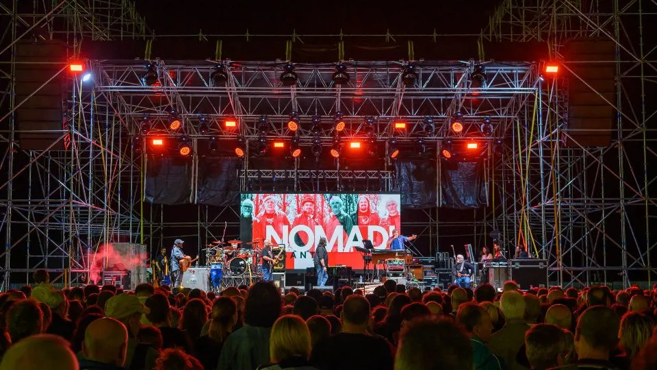 il palco dei Nomadi