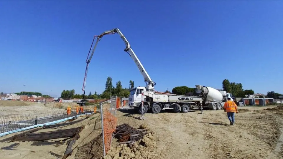 il cantiere per il sottopasso di via della Fiera (foto agosto 2023)