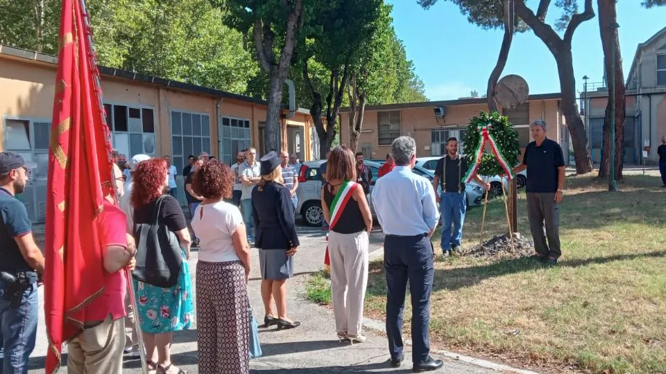 la commemorazione alle OGR