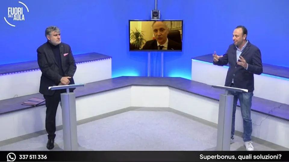 il confronto sul superbonus a Fuori dall’Aula