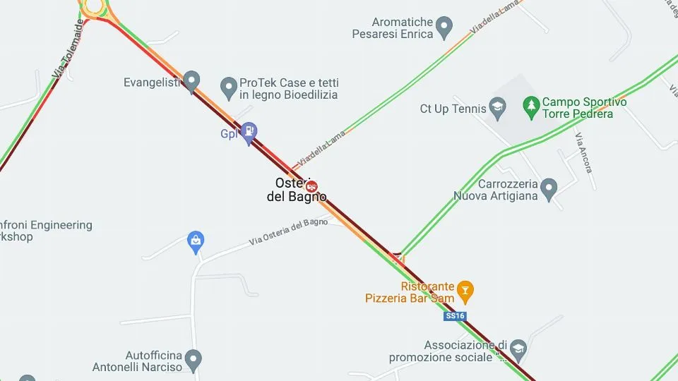 il tratto dell’incidente