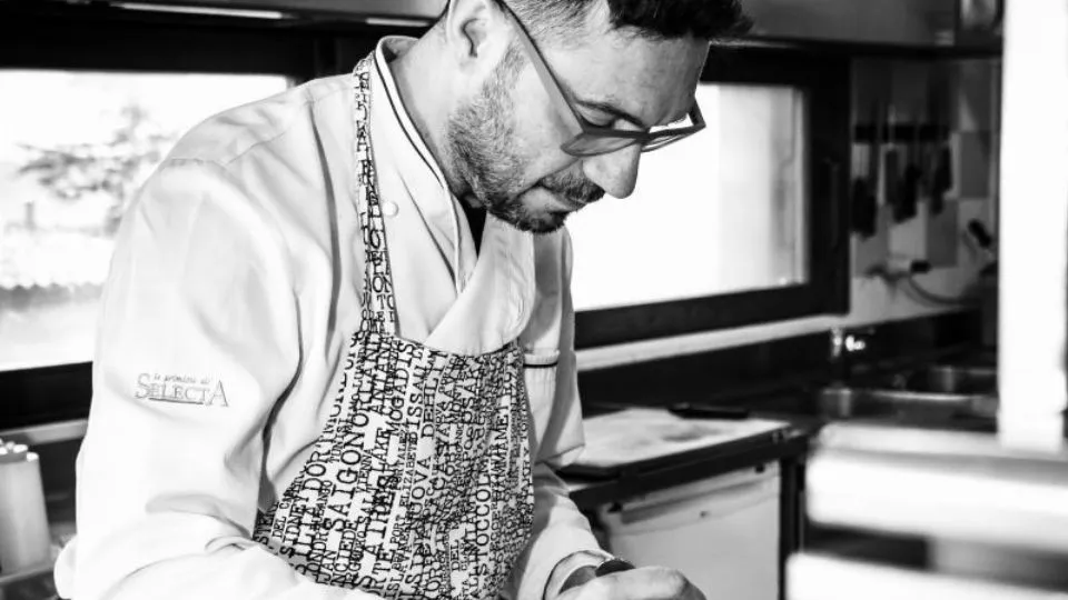 Lo chef del ristorante Cesare, Graziano Canarezza
