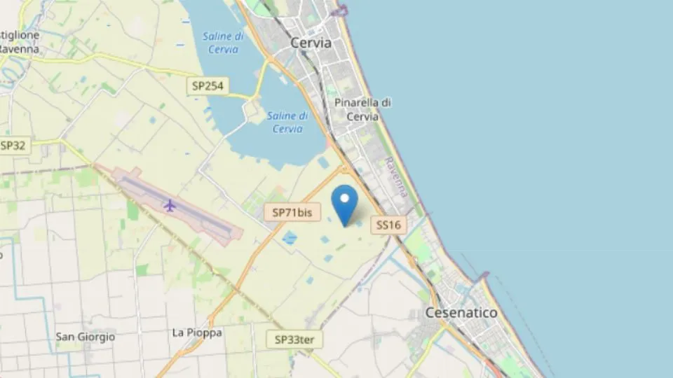 Trema di nuovo la terra a Cesenatico. Scossa all’alba