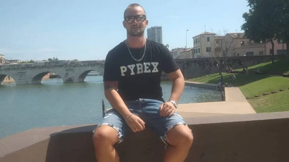 la vittima, Giuseppe Tucci, 34 anni