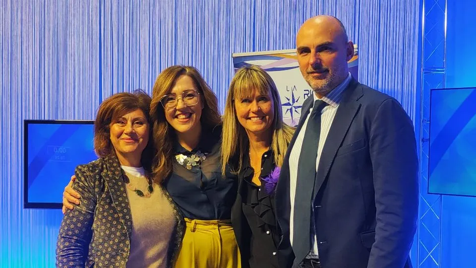 negli studi di Icarotv: il dottor Marco di Marco, Cinzia Mignogna e Francesca Gabellini