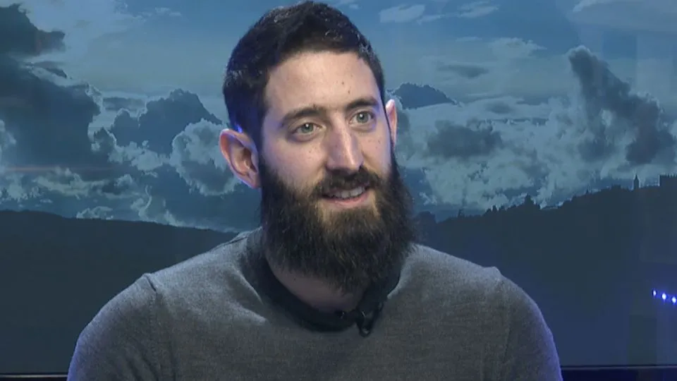 Paolo Bizzocchi negli studi di Icaro TV