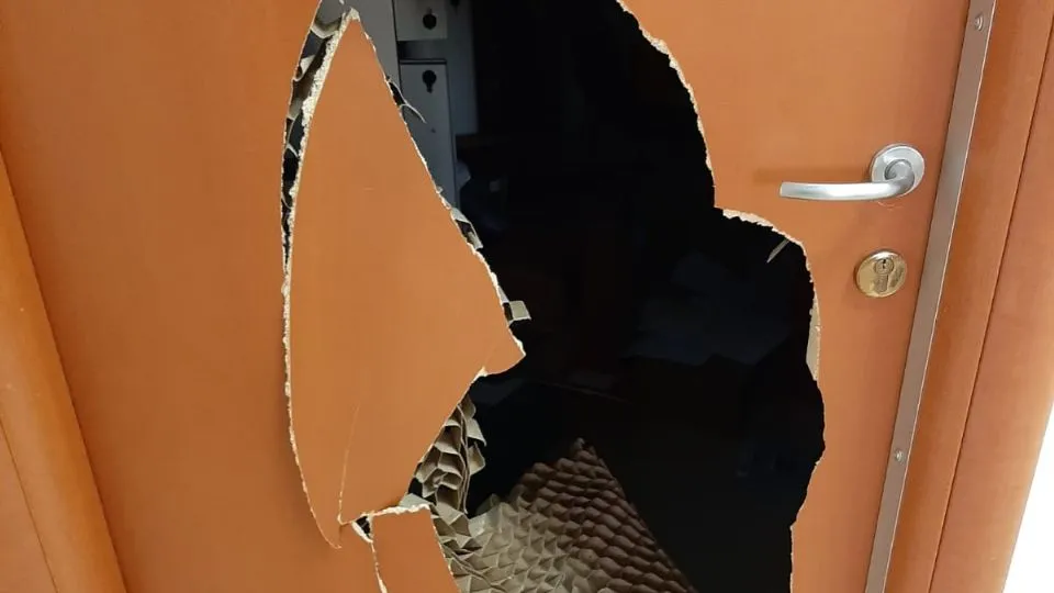 i locali vandalizzati