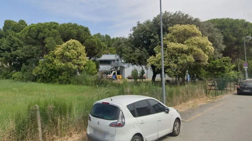 la zona interessata dai lavori