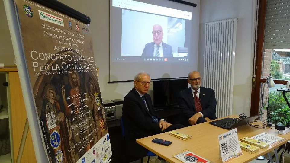 Un momento della conferenza stampa
