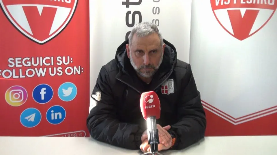 L’allenatore del Rimini F.C., Marco Gaburro