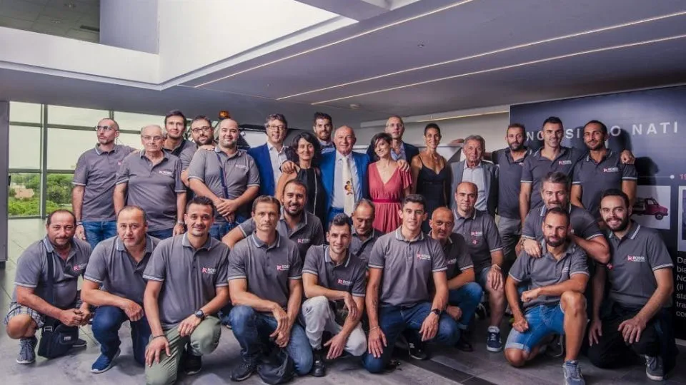 il gruppo dei dipendenti della Rossi Oleodinamica