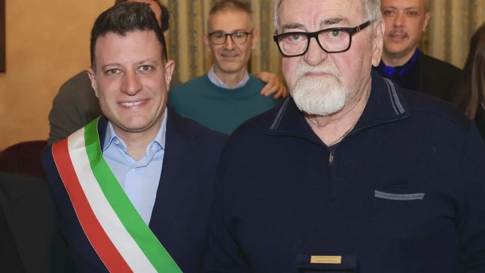il sindaco Sacchetti e Fontana