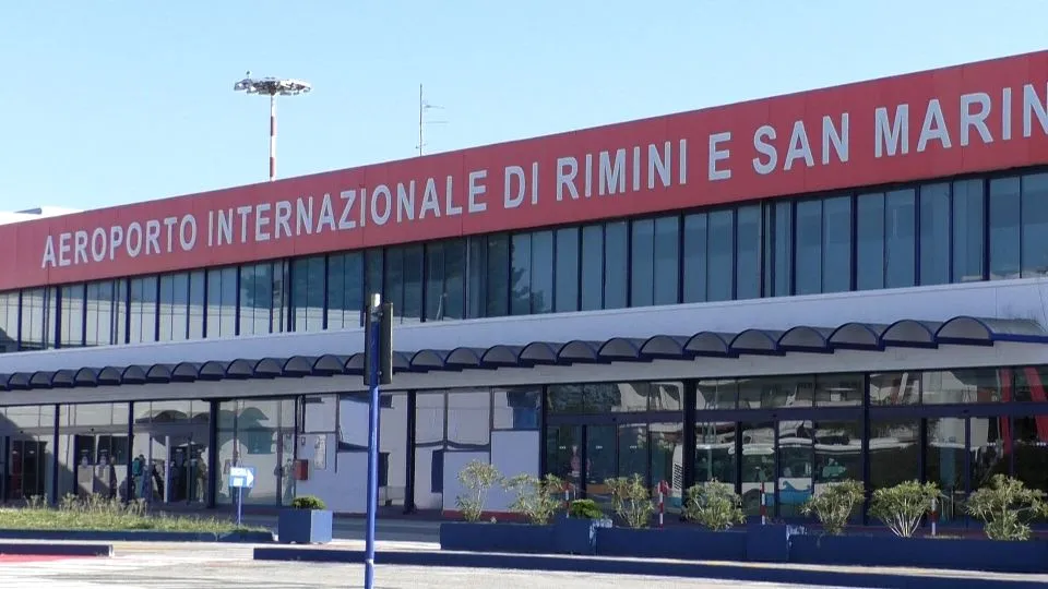 l’aeroporto di Rimini
