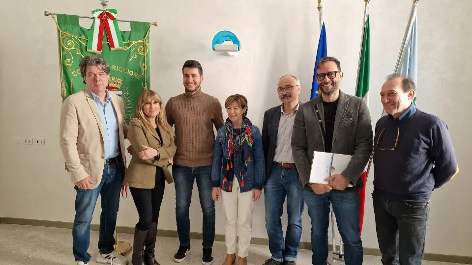 gli amministratori comunali con i rappresentanti di Federalberghi Riccione