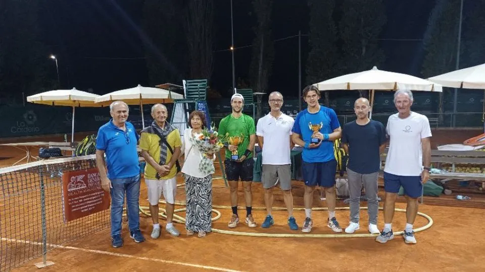 La premiazione del torneo Open del Tc Viserba