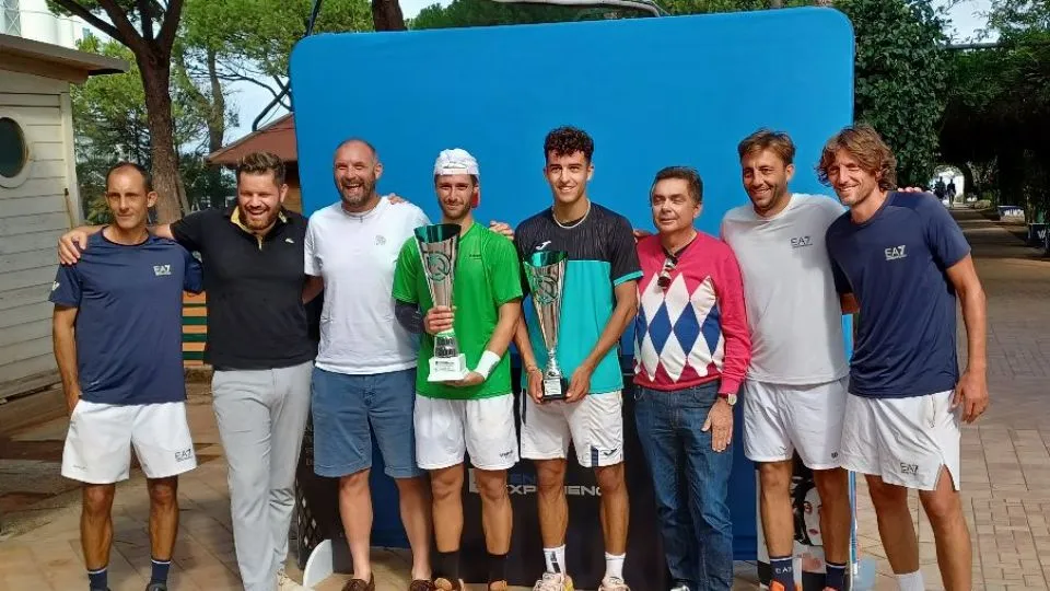 La premiazione del torneo del Mi.Ma Tennis Mare Pineta