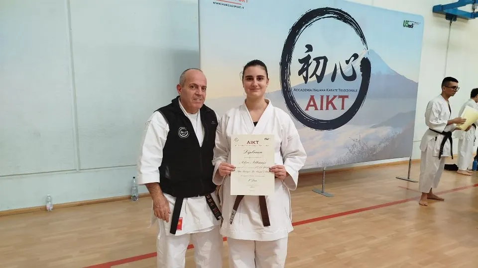 Alice Albanese e il Maestro Denis Pironi
