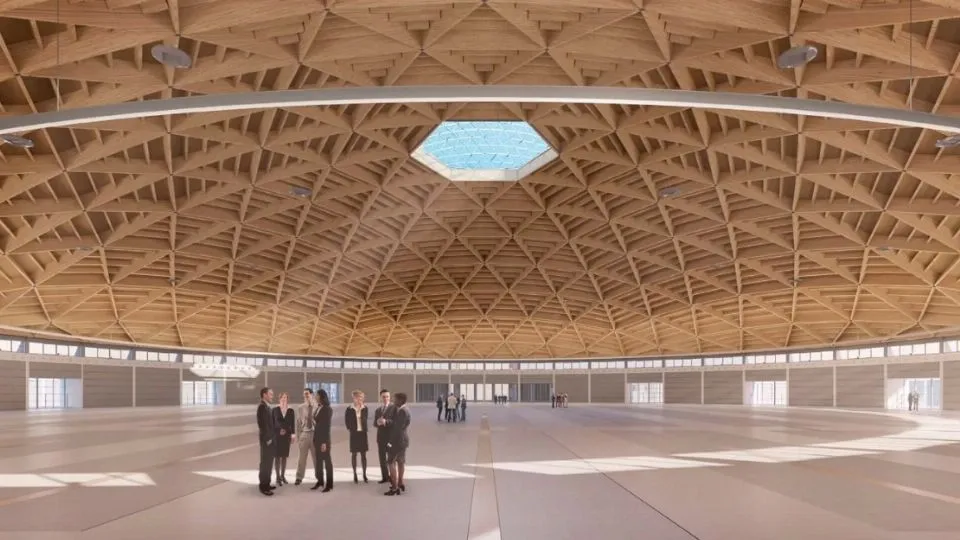 un rendering del progetto di IEG
