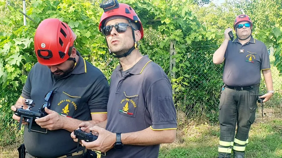 le ricerche con il drone del signor Giancarlo
