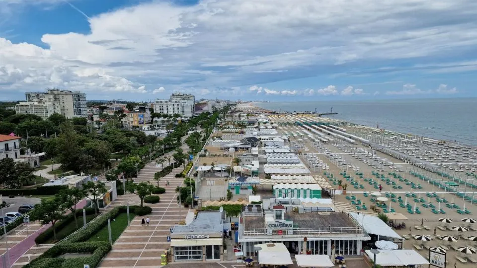 la spiaggia di Riccione