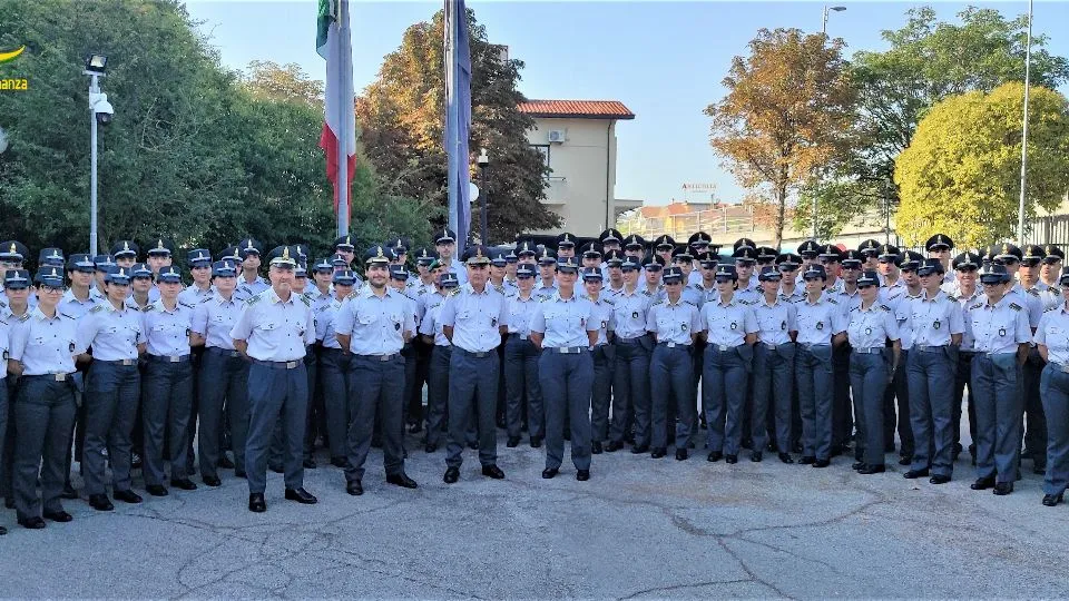 gli 80 finanzieri arrivati a Rimini
