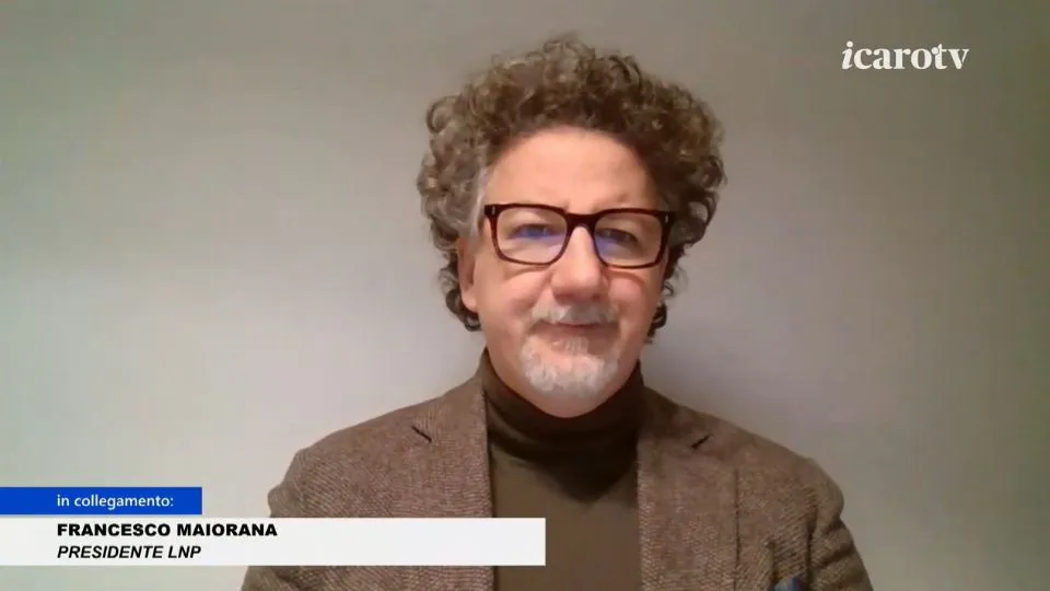 Il collegamento con il presidente della LNP, Francesco Maiorana