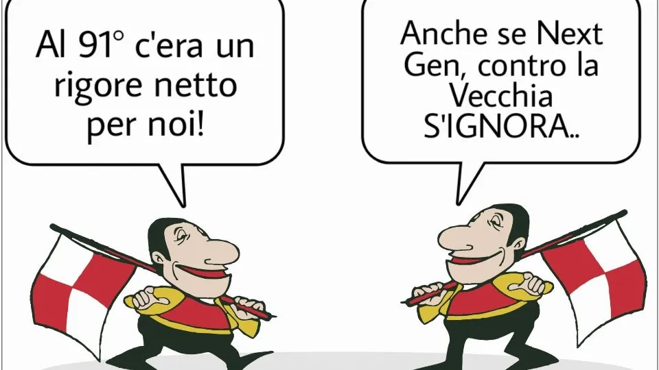 La vignetta di Baio dopo Juventus Next Gen-Rimini 0-0