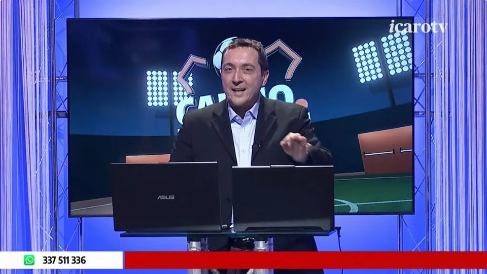 Roberto Bonfantini, conduttore di Calcio.Basket
