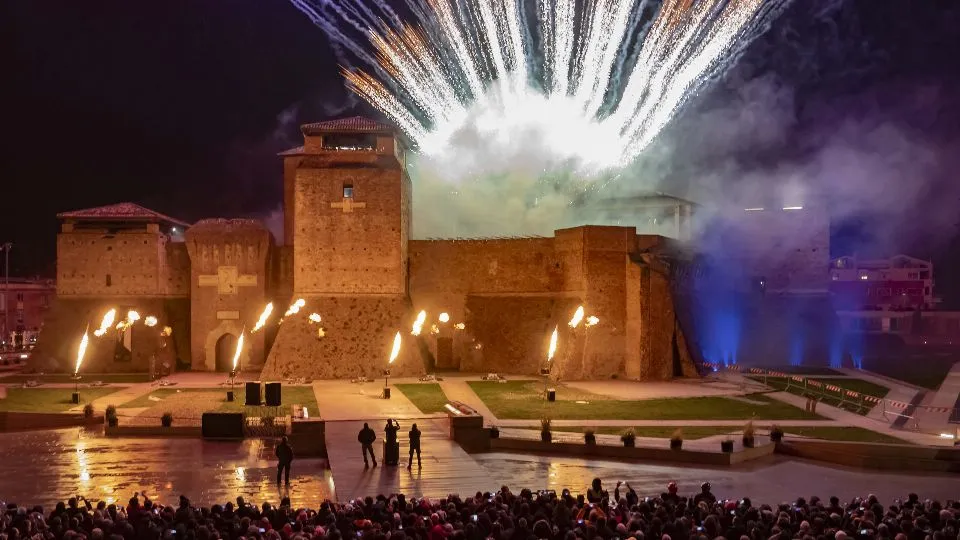 Incendio al Castello Capodanno 2024
foto Riccardo Gallini
