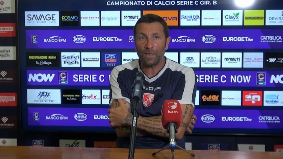 Antonio Buscè, allenatore del Rimini