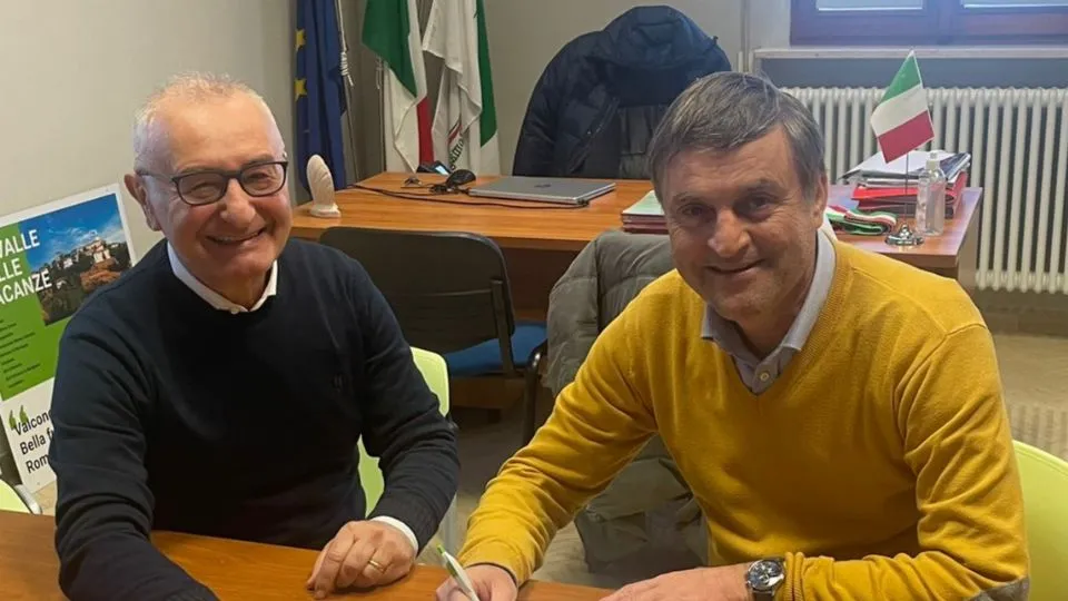 Riziero Santi e il tutor Ferri