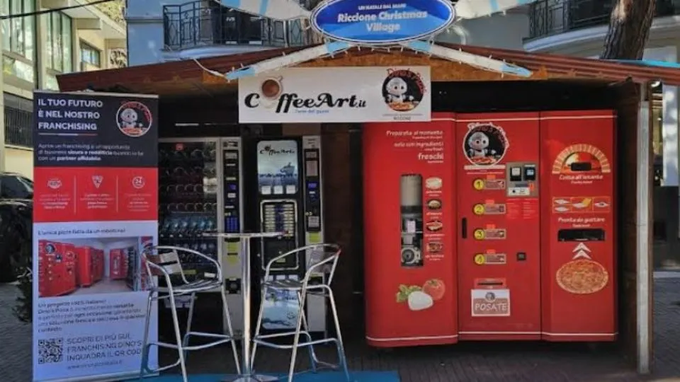 il distributore di pizza 
