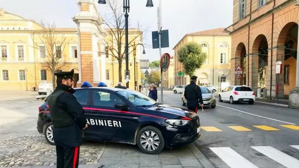 i carabinieri durante alcuni controlli a Santarcangelo