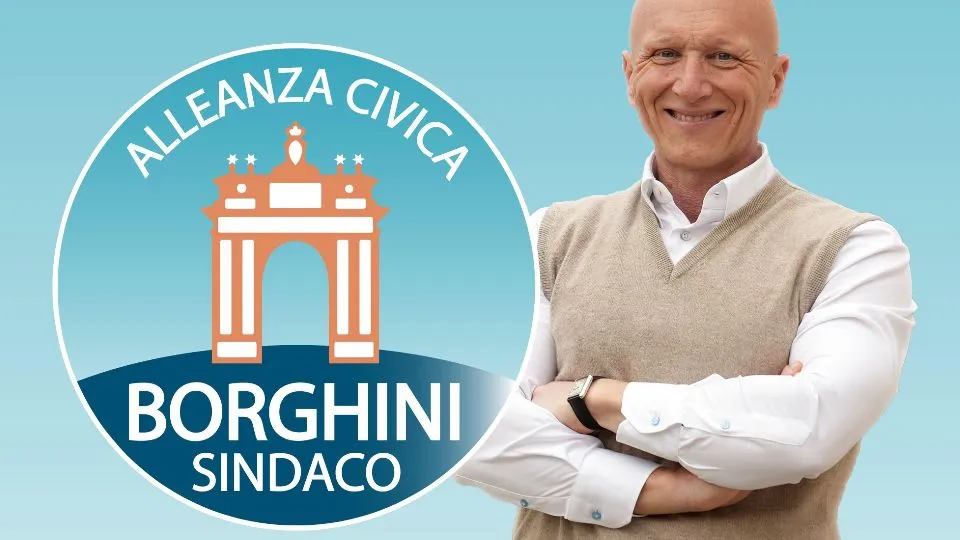 Borghini con il Logo di Alleanza Civica