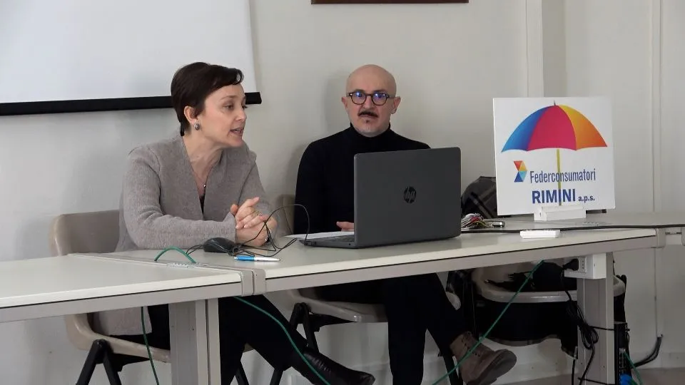 l’avv. Federica Manenti e il presidente Federconsumatori Graziano Urbinati

