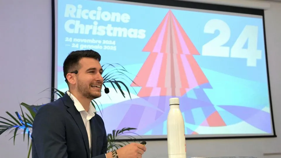 l’assessore Mattia Guidi presenta Riccione Christmas Sea