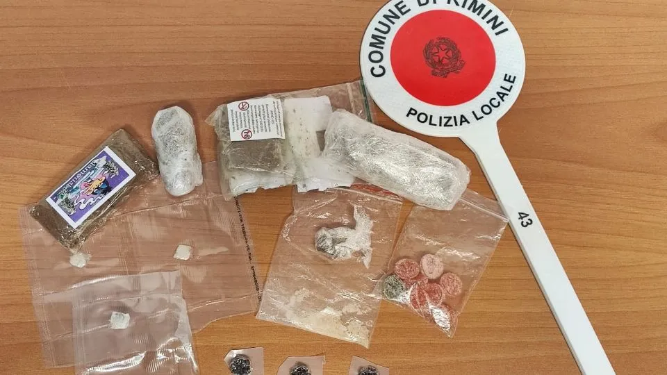 la droga sequestrata