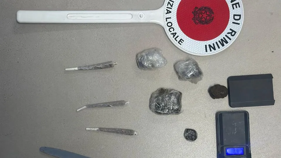 la droga sequestrata