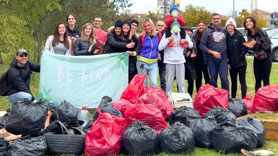 i partecipanti al Clean Up
