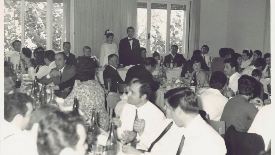 una foto d’epoca del ristorante