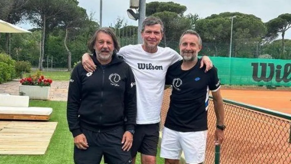 La squadra Over 55 del Circolo Tennis Cervia
