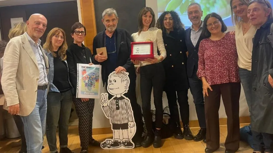 la delegazione riminese e i promotori del Premio