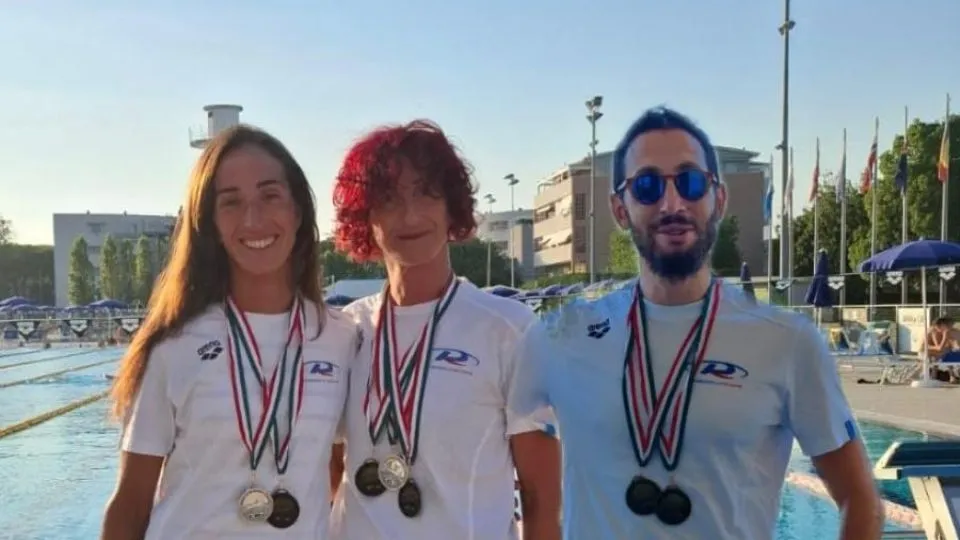 da sinistra, Sara Vanni, Laura Mulazzani, Filippo Cocco.
